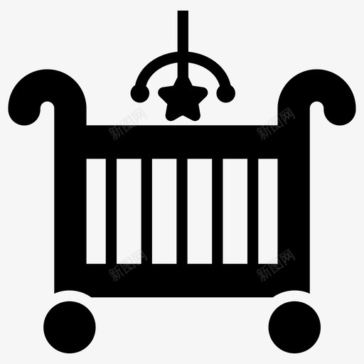 婴儿床婴儿家具育婴室图标svg_新图网 https://ixintu.com 婴儿家具 婴儿床 睡眠 育婴室 运动用品字形图标 锻炼 饮食计划