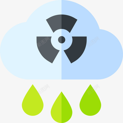 酸雨核能16平坦图标svg_新图网 https://ixintu.com 平坦 核能 酸雨