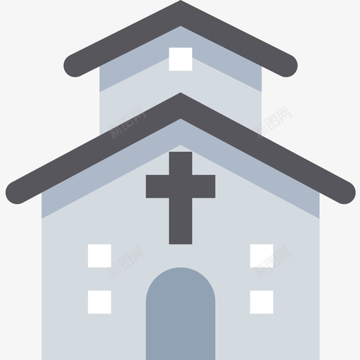 教堂建筑和房地产2公寓图标svg_新图网 https://ixintu.com 公寓 建筑 房地产 教堂