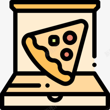 披萨外卖39原色图标图标