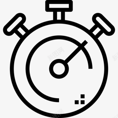 时钟商业15线性图标图标