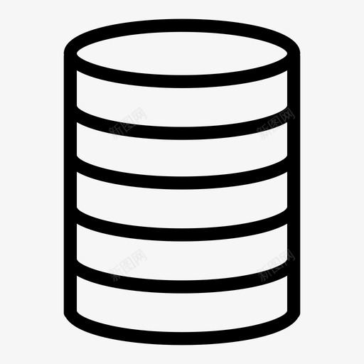 数据库数据中心大型机图标svg_新图网 https://ixintu.com 1卷 web 图标 大型机 存储 数据中心 数据库 服务器 用户界面