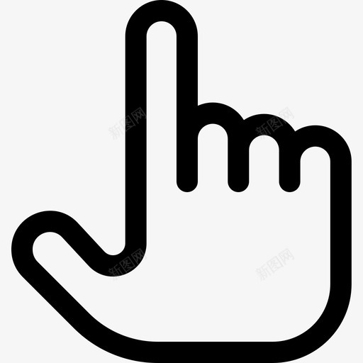 指针选择和光标5线性图标svg_新图网 https://ixintu.com 光标 指针 线性 选择
