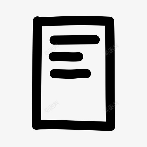 文件列表报告图标svg_新图网 https://ixintu.com 列表 报告 文件 文本 涂鸦用户界面