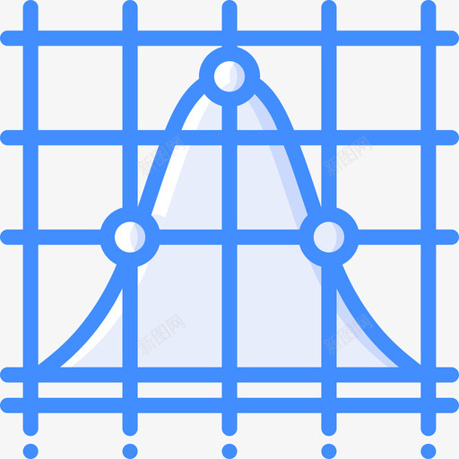 折线图数据科学14蓝色图标svg_新图网 https://ixintu.com 折线 数据 科学 线图 蓝色