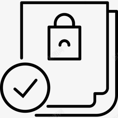 保护数据密钥图标图标
