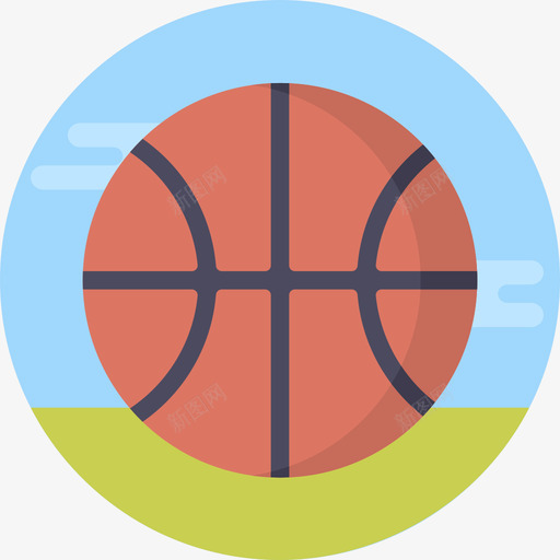篮球教育225持平图标svg_新图网 https://ixintu.com 持平 教育 篮球