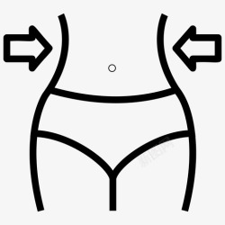 健身系列减肥节食健身图标高清图片