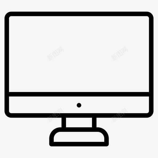 lcd设备显示器图标svg_新图网 https://ixintu.com lcd 家用 屏幕 显示器 设备 设备和电器线路图标