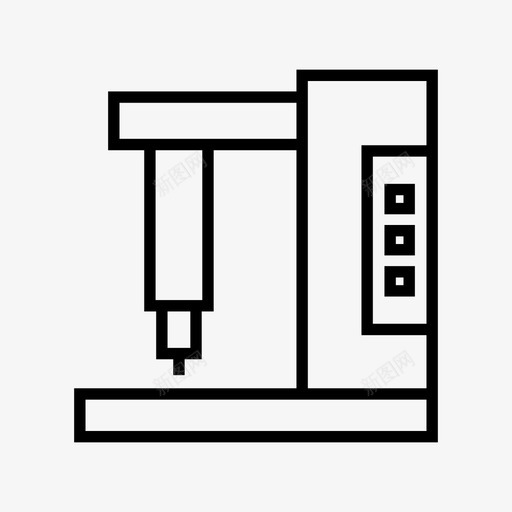 机械自动化工业图标svg_新图网 https://ixintu.com 仪器 制造 工业 机器生产线 机械 自动化