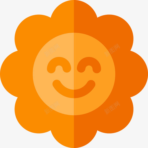 太阳66号宝宝平的图标svg_新图网 https://ixintu.com 66号宝宝 太阳 平的