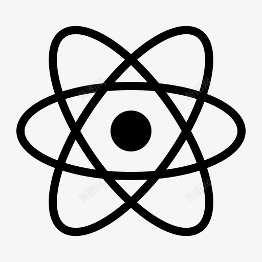 原子电子分子图标svg_新图网 https://ixintu.com 分子 原子 电子 粒子
