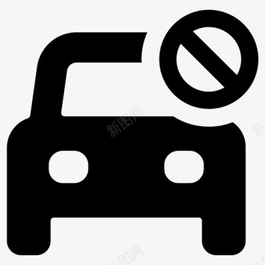 禁止车辆限制车辆图标图标