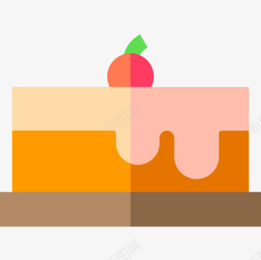 蛋糕圣诞食品和饮料图标图标