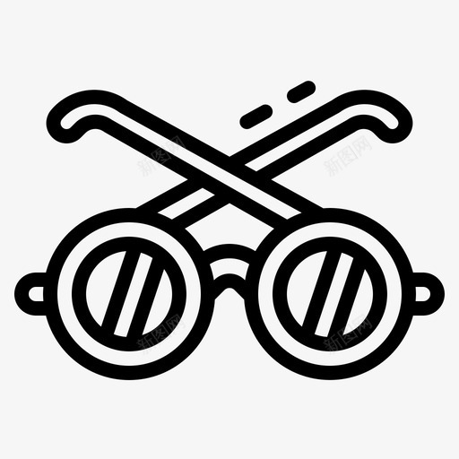 太阳镜眼镜夏季图标svg_新图网 https://ixintu.com 三角 夏季 太阳镜 眼镜 轮廓 道路