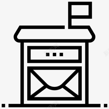 邮箱信件邮政图标图标