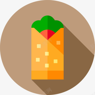 墨西哥煎饼30号咖啡厅公寓图标图标