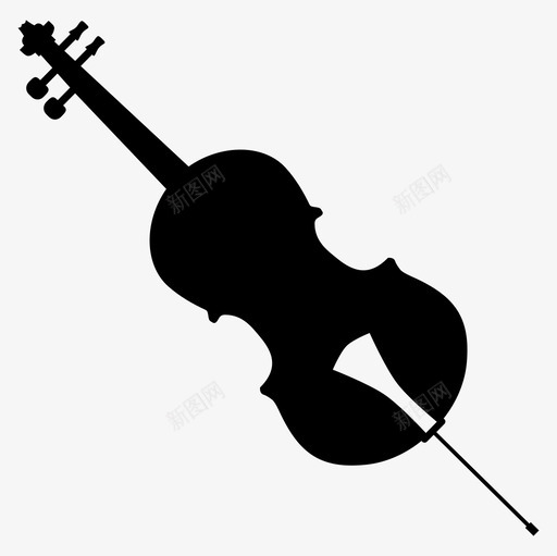 大提琴乐器管弦乐队图标svg_新图网 https://ixintu.com 乐器 大提琴 弦乐 管弦乐队