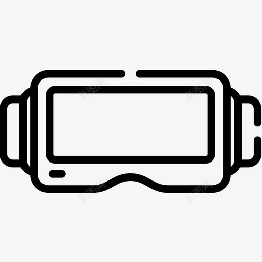 虚拟眼镜未来技术14线性图标svg_新图网 https://ixintu.com 未来技术 眼镜 线性 虚拟