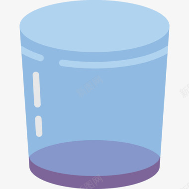 烧杯容器3扁平图标图标