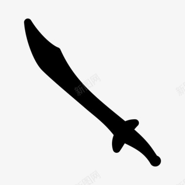 剑攻击刀刃图标图标