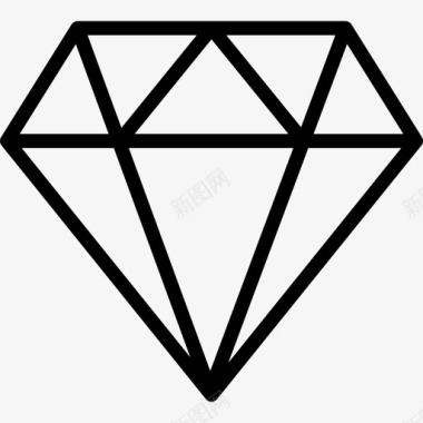 钻石魅力珠宝图标图标