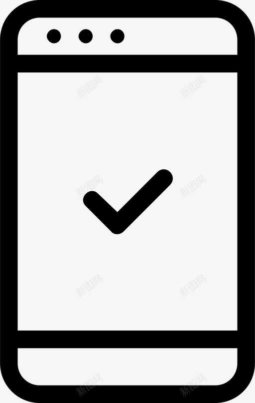 智能手机应用程序手机图标svg_新图网 https://ixintu.com 应用程序 手机 智能 用户界面 通讯
