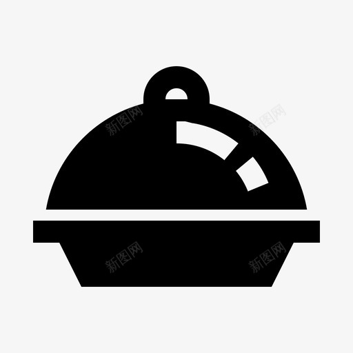 cloche烹饪穹顶图标svg_新图网 https://ixintu.com cloche 厨房 烹饪 穹顶 食物 食物和饮料固体 餐厅