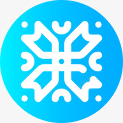 icon52圆形回形针图案新年52圆形图标高清图片