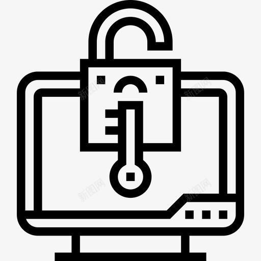 加密数据网络抢劫3线状图标svg_新图网 https://ixintu.com 加密 抢劫 数据 线状 网络