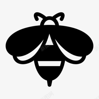 蜜蜂蜂蜜昆虫图标图标