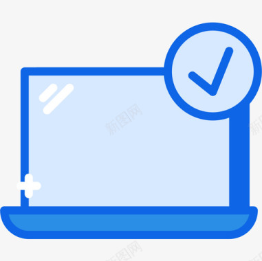 Macbook蓝科技图标图标