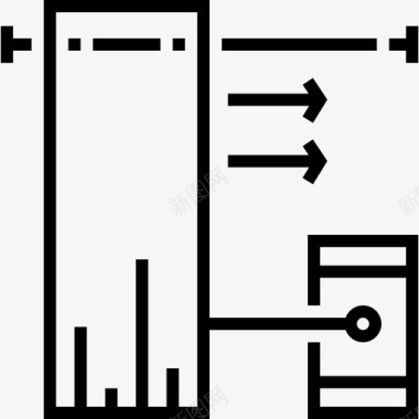 窗帘domotics27直线型图标图标