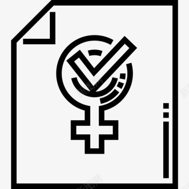 投票女权主义8直系图标图标