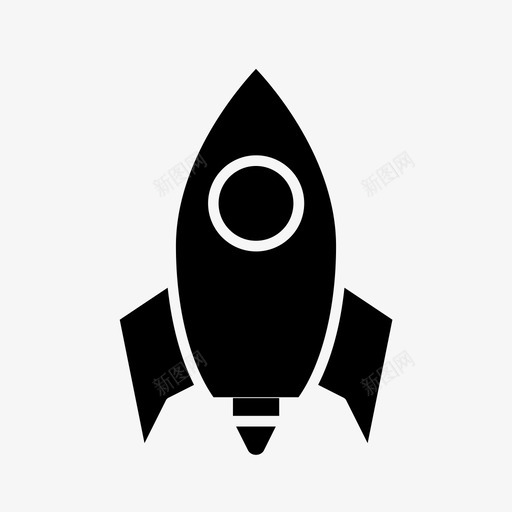 火箭发射导弹图标svg_新图网 https://ixintu.com 发射 太空 宇宙飞船 导弹 火箭 运输工具