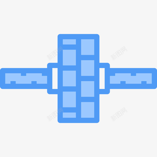 滚轮健身31蓝色图标svg_新图网 https://ixintu.com 健身31 滚轮 蓝色