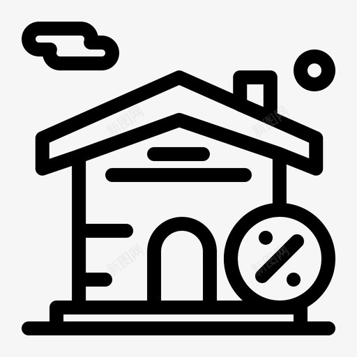 建筑房屋房地产图标svg_新图网 https://ixintu.com 建筑 房地产 房屋