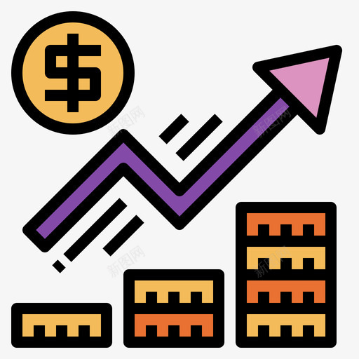 利润银行62线性颜色图标svg_新图网 https://ixintu.com 利润 线性 银行 颜色