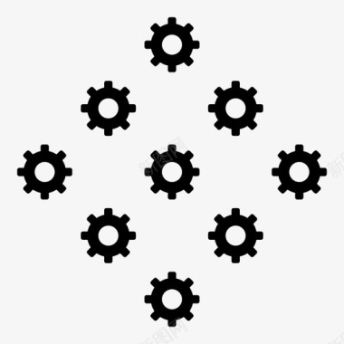图案画笔几何图案图标图标