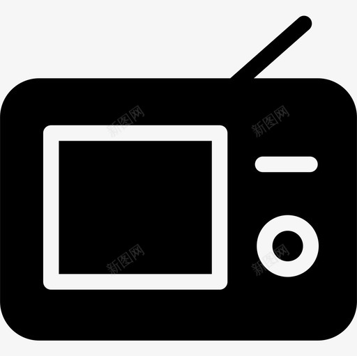 电视接口61固态图标svg_新图网 https://ixintu.com 固态 接口 电视