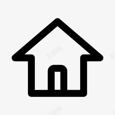 房屋建筑物建筑图标图标