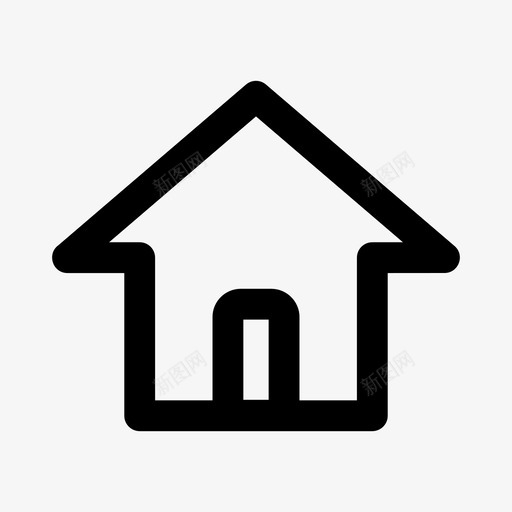 房屋建筑物建筑图标svg_新图网 https://ixintu.com 建筑 建筑物 房屋 财产