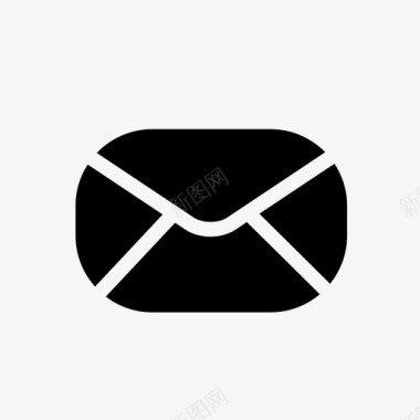 留言电子邮件信封图标图标