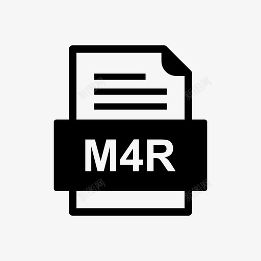 m4r文件文件图标文件类型格式svg_新图网 https://ixintu.com 41种 m4r 图标 文件 格式 类型
