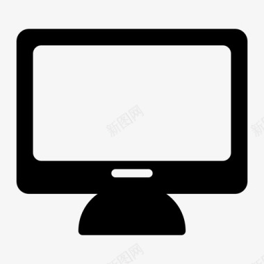 计算机桌面显示器图标图标