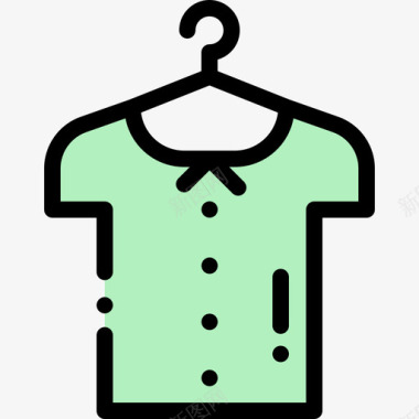 衬衫缝纫36线颜色图标图标