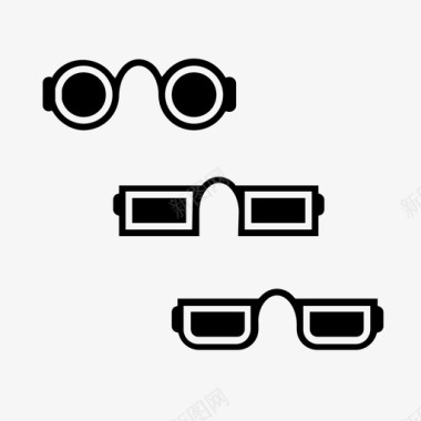 眼镜学校太阳镜图标图标