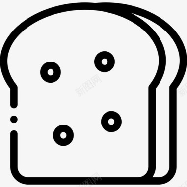 面包面包房93直系图标图标
