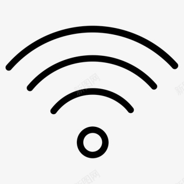 wifi通信网络图标图标