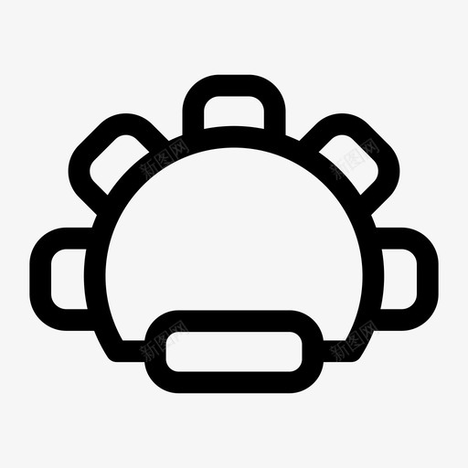 手鼓乐器音乐图标svg_新图网 https://ixintu.com 乐器 噪音 声音 手鼓 铃鼓 音乐